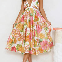 Maeve Flora Bloom Midi Dress for Effortless Style - Rebooters -Women's Dresses