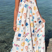 Amy Boho Sun Print Maxi Dress for Effortless Summer Style Rebooters Maxi Women's Dresses