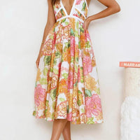 Maeve Flora Bloom Midi Dress for Effortless Style - Rebooters -Women's Dresses
