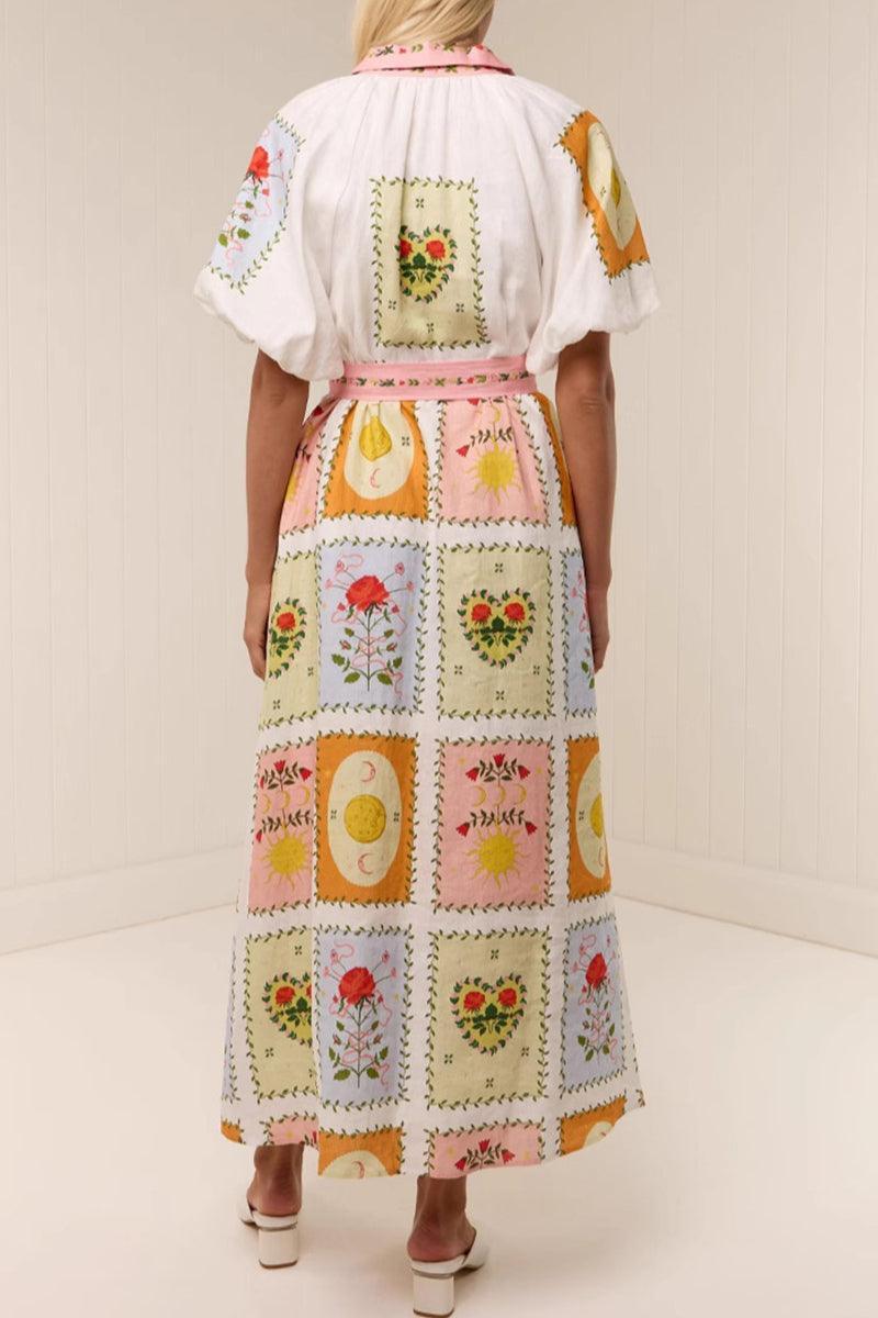 Aurelia Embroidered Maxi Dress for Effortless Style Rebooters Maxi Women's Dresses