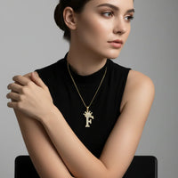 Letter Necklace A–Z, Gold Initial Necklace | Rebooters