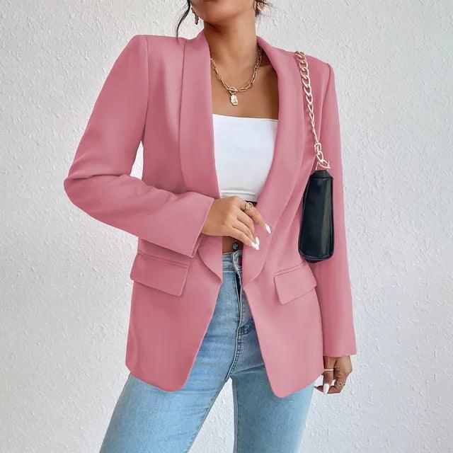 Chic Tailored Blazer for Women - Elegant Fit and Style - Womens Jackets Rebooters
