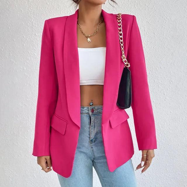 Chic Tailored Blazer for Women - Elegant Fit and Style - Womens Jackets Rebooters