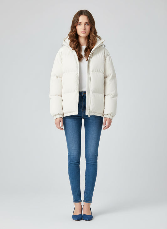 Flavia Timeless Women's Cozy Hooded Jacket for Winter Warmth - Rebooters