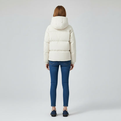 Flavia Timeless Women's Cozy Hooded Jacket for Winter Warmth - Rebooters