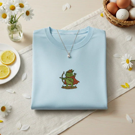 Frog Archer Embroidered T-Shirt | Rebooters