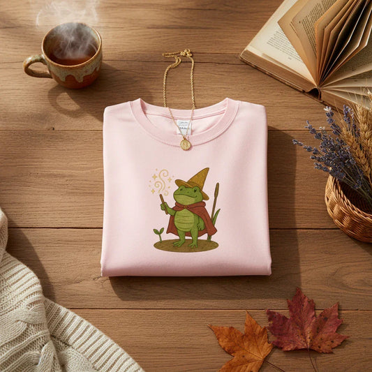 Frog Mage Embroidered T-Shirt | Rebooters