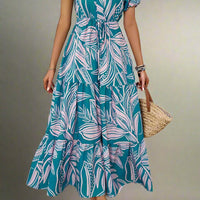 Penelope Statement-Making Puff Sleeve One-Shoulder Maxi Dress for Elegant Occasions - Rebooters -Women's Dresses