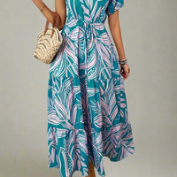 Penelope Statement-Making Puff Sleeve One-Shoulder Maxi Dress for Elegant Occasions - Rebooters -Women's Dresses