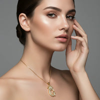 Letter Necklace A–Z, Gold Initial Necklace | Rebooters