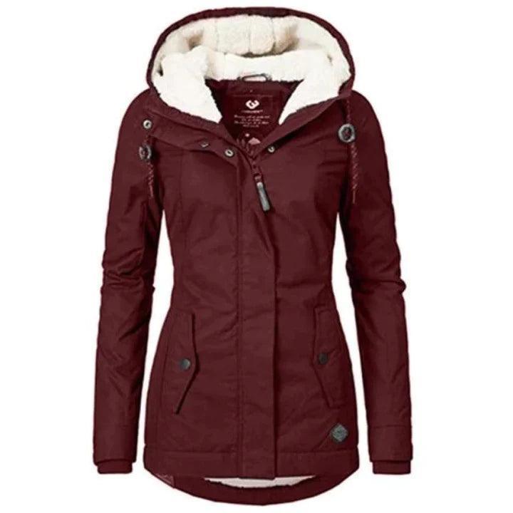 Gaia Stylish Waterproof Women's Winter Coat with Hood - Rebooters