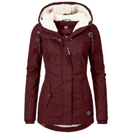 Gaia Stylish Waterproof Women's Winter Coat with Hood - Rebooters
