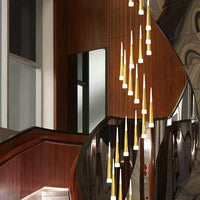 European Style Luxury Waterfall Cone Chandelier Light Fixture | Rebooters - Rebooters
