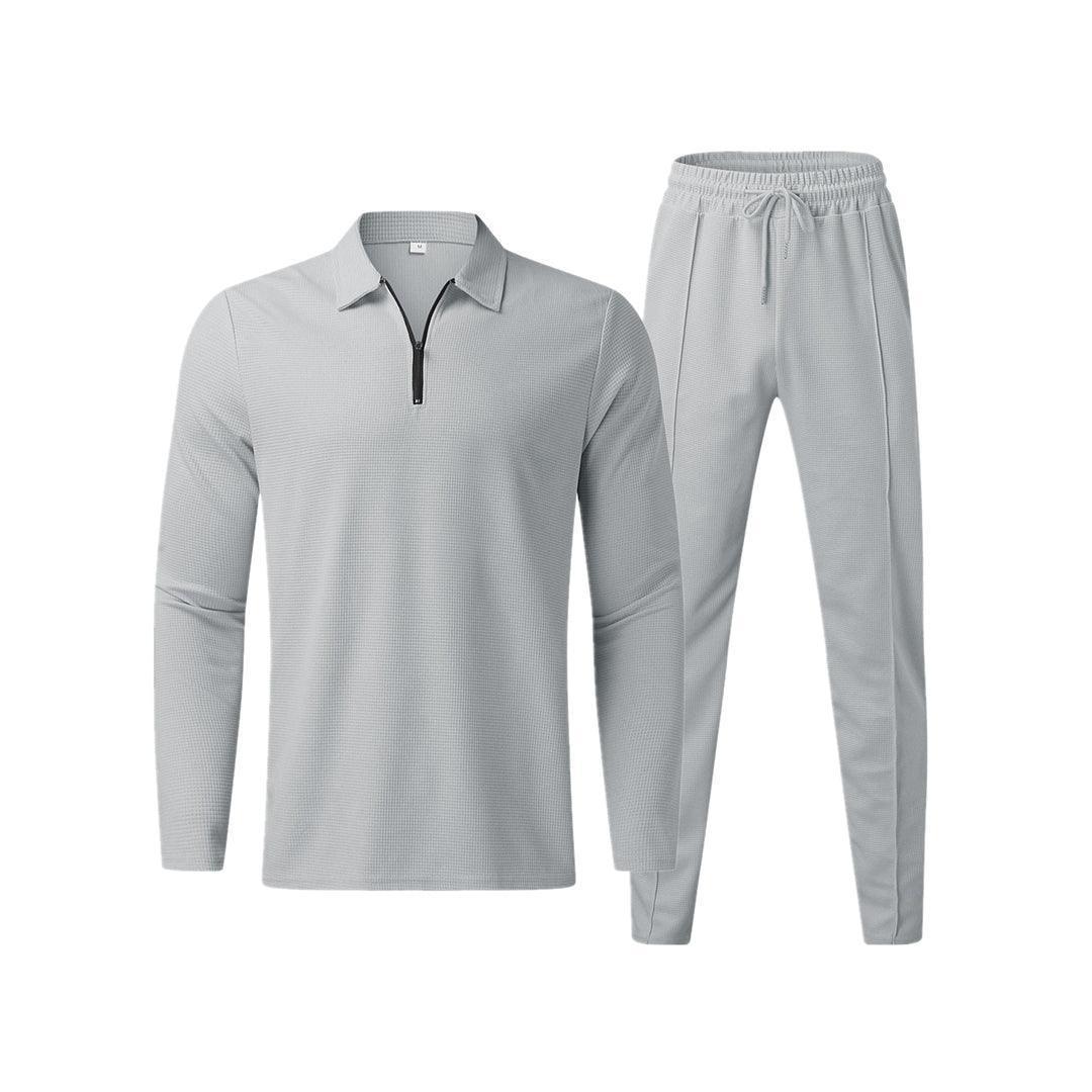 Men's Stylish Polo Shirt Set with Comfortable Cotton Blend Rebooters mens 2 piece set