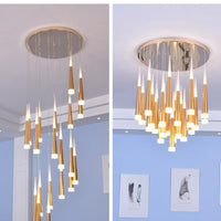 European Style Luxury Waterfall Cone Chandelier Light Fixture | Rebooters - Rebooters