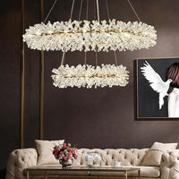 Multi-Layered Luxury Transparent Crystal Chandelier Light | Rebooters - Rebooters