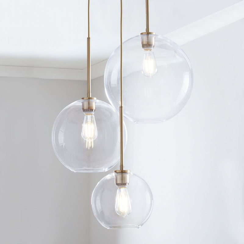 Modern Glass Globe Pendant Lights for Home Decor Elegance | Rebooters - Rebooters