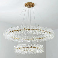 Multi-Layered Luxury Transparent Crystal Chandelier Light | Rebooters - Rebooters