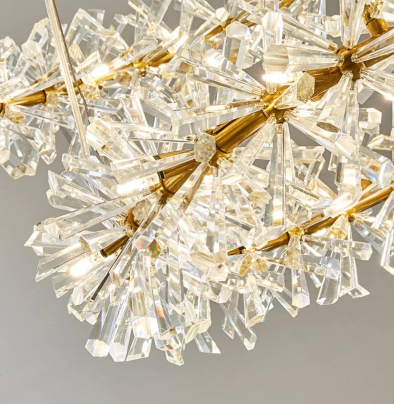 Multi-Layered Luxury Transparent Crystal Chandelier Light | Rebooters - Rebooters