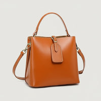 Giulia Opulent Leather Bucket Crossbody Handbag Rebooters