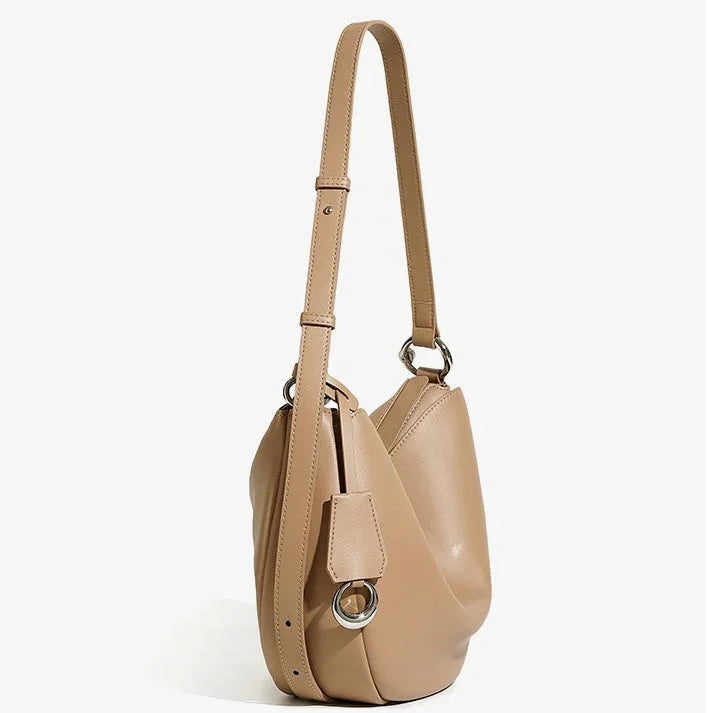 Lucia Crescent Leather Bag for Women Rebooters