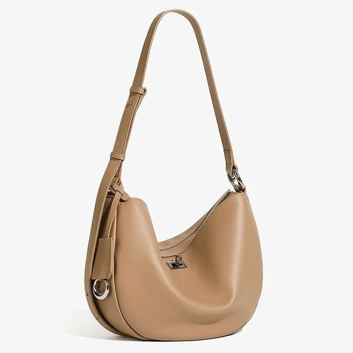 Lucia Crescent Leather Bag for Women Rebooters