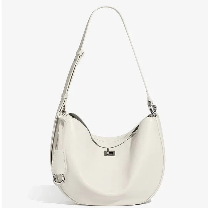 Lucia Crescent Leather Bag for Women Rebooters