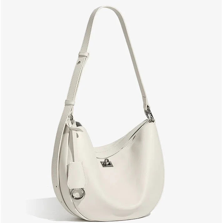 Lucia Crescent Leather Bag for Women Rebooters