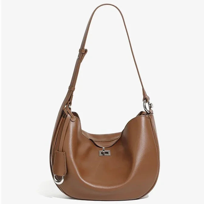 Lucia Crescent Leather Bag for Women Rebooters