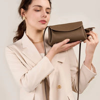 Lorenzo Elegant Cowhide Crossbody Bag Rebooters