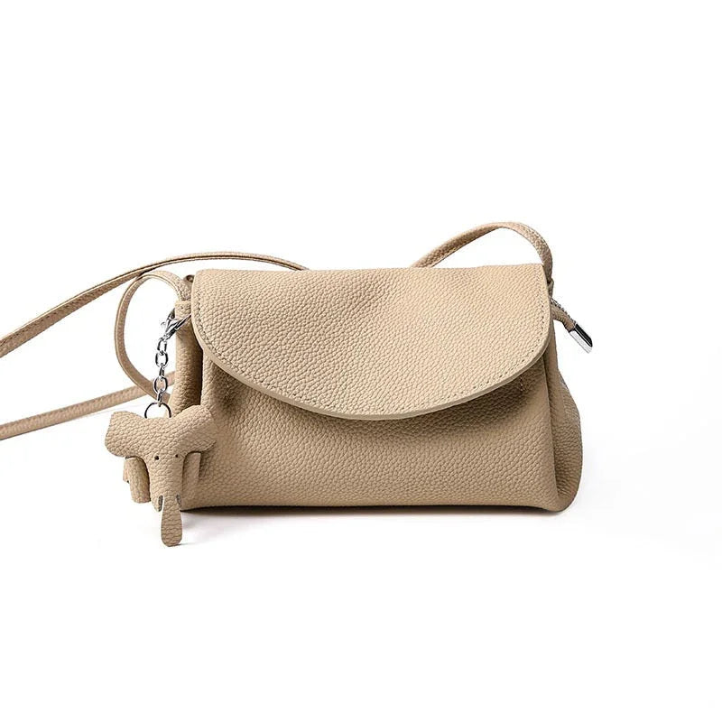 Lorenzo Elegant Cowhide Crossbody Bag Rebooters