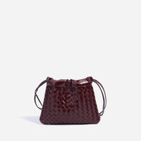 Rosa Elegante: Woven Sheepskin Crossbody Bag Rebooters