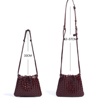 Rosa Elegante: Woven Sheepskin Crossbody Bag Rebooters