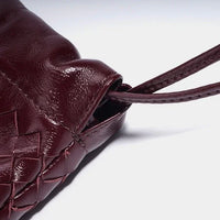 Rosa Elegante: Woven Sheepskin Crossbody Bag Rebooters