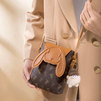 Raffaella Vintage Rabbit Leather Crossbody Bag Rebooters