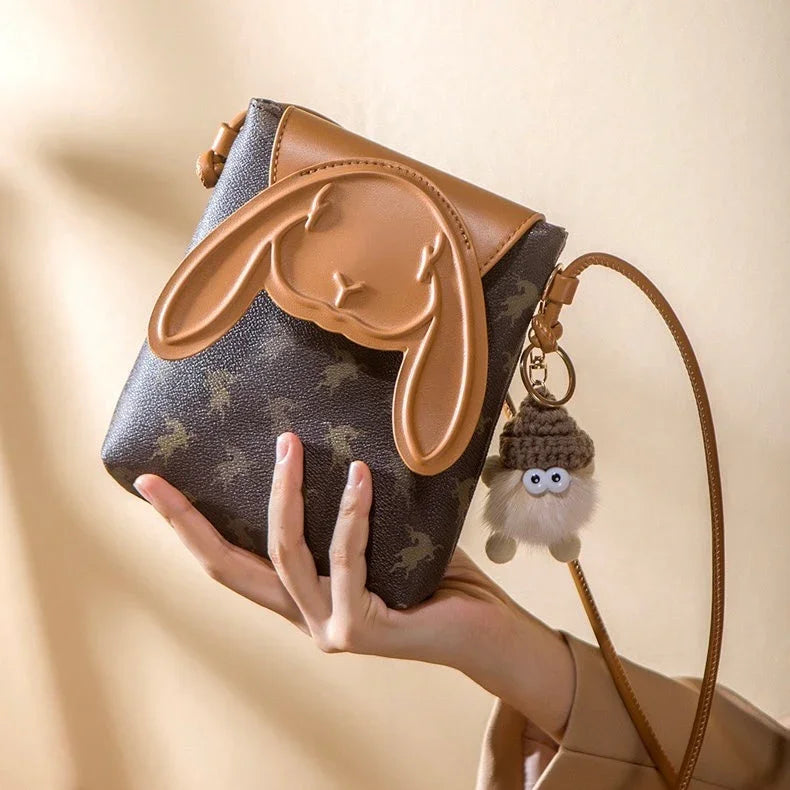 Raffaella Vintage Rabbit Leather Crossbody Bag Rebooters