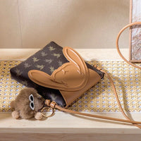Raffaella Vintage Rabbit Leather Crossbody Bag Rebooters