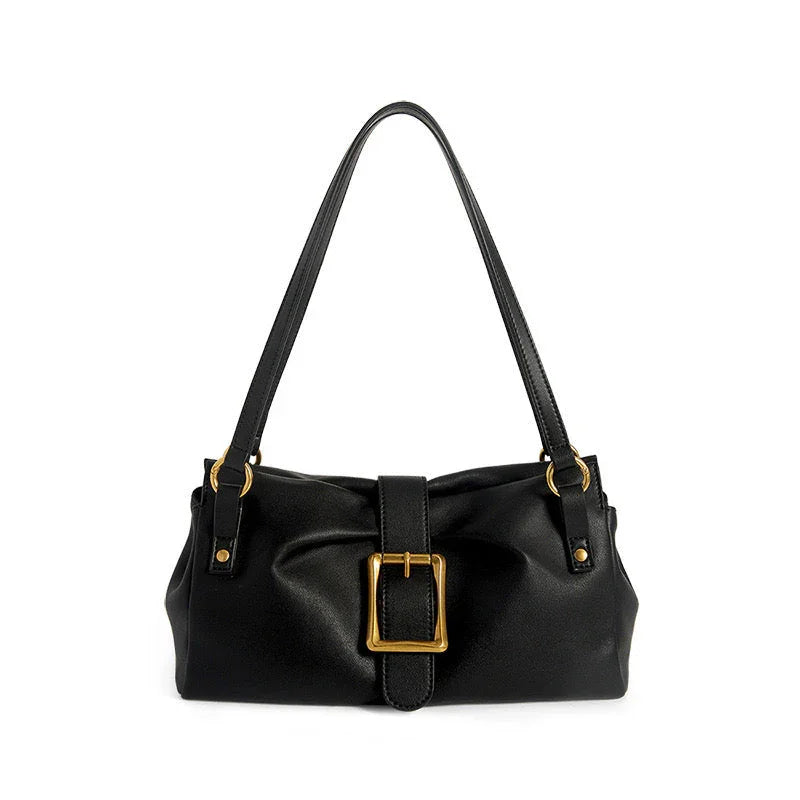 Giulia Elegante Genuine Leather Baguette Bag Rebooters