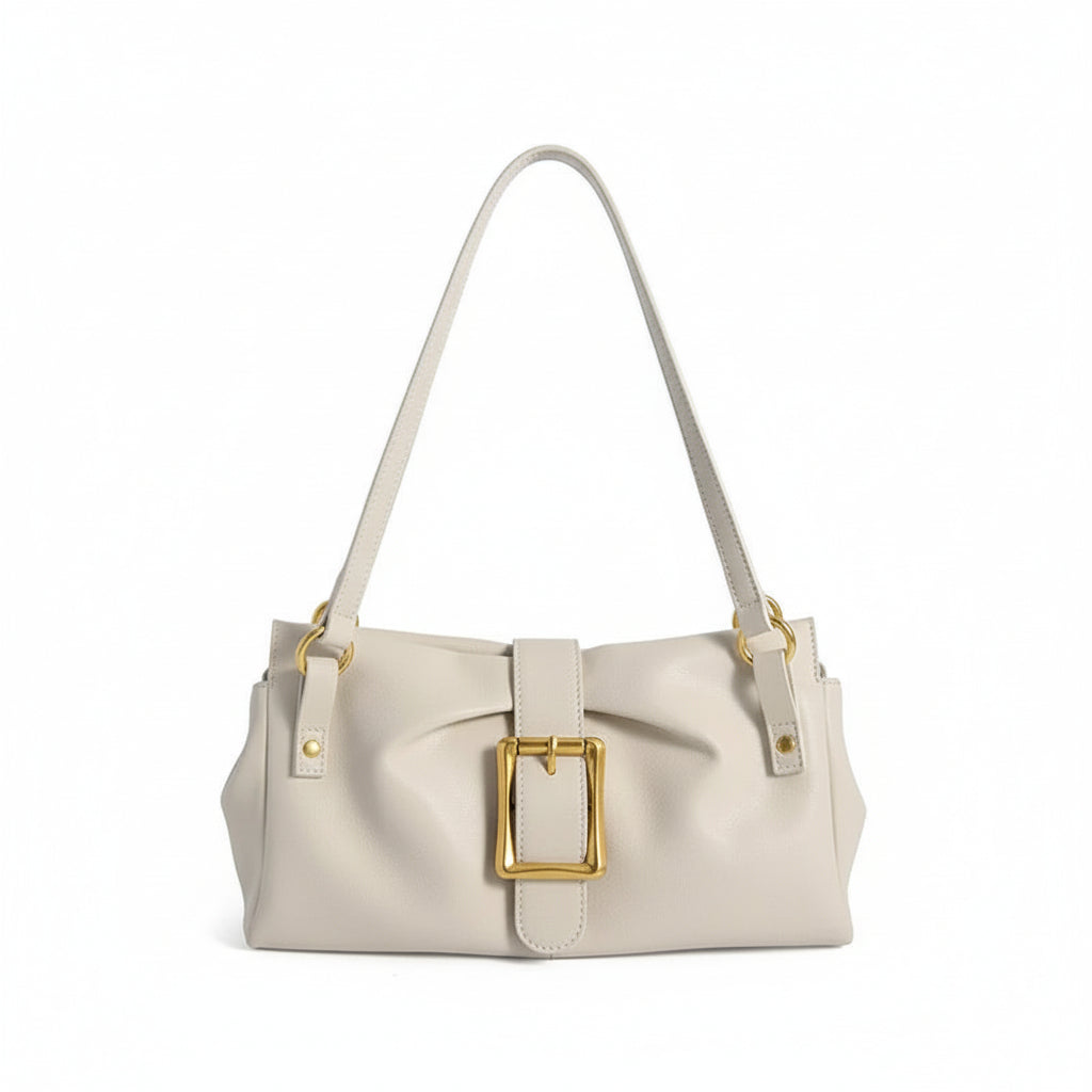 Giulia Elegante Genuine Leather Baguette Bag Rebooters
