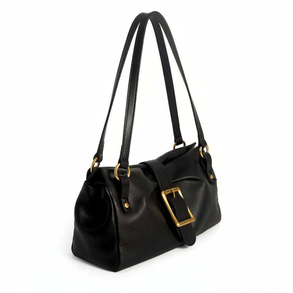 Giulia Elegante Genuine Leather Baguette Bag Rebooters