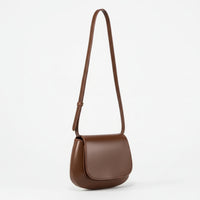 Giulia Chic Genuine Leather Saddle Bag Rebooters