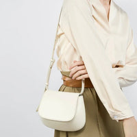 Giulia Chic Genuine Leather Saddle Bag Rebooters