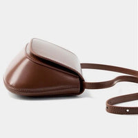 Giulia Chic Genuine Leather Saddle Bag Rebooters