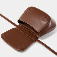 Giulia Chic Genuine Leather Saddle Bag Rebooters