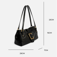 Giulia Elegante Genuine Leather Baguette Bag Rebooters