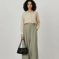 Giulia Elegante Genuine Leather Baguette Bag Rebooters