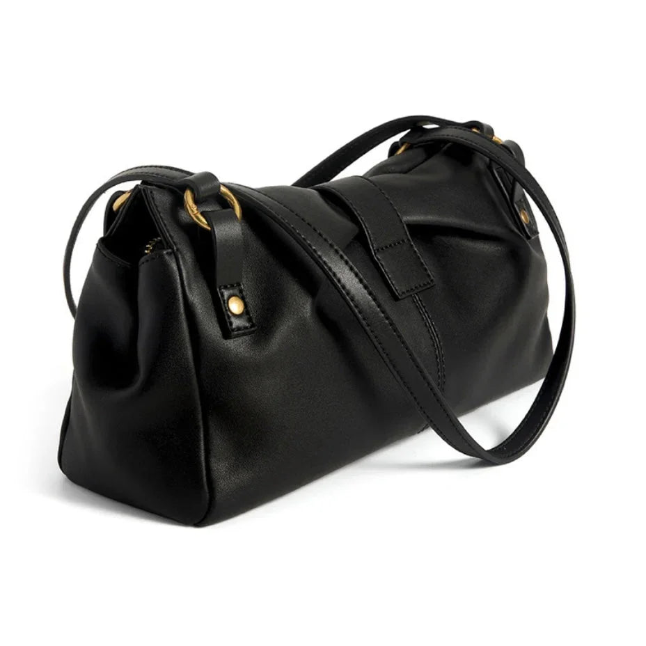 Giulia Elegante Genuine Leather Baguette Bag Rebooters