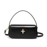 Luna Elegante Leather Baguette Bag Rebooters