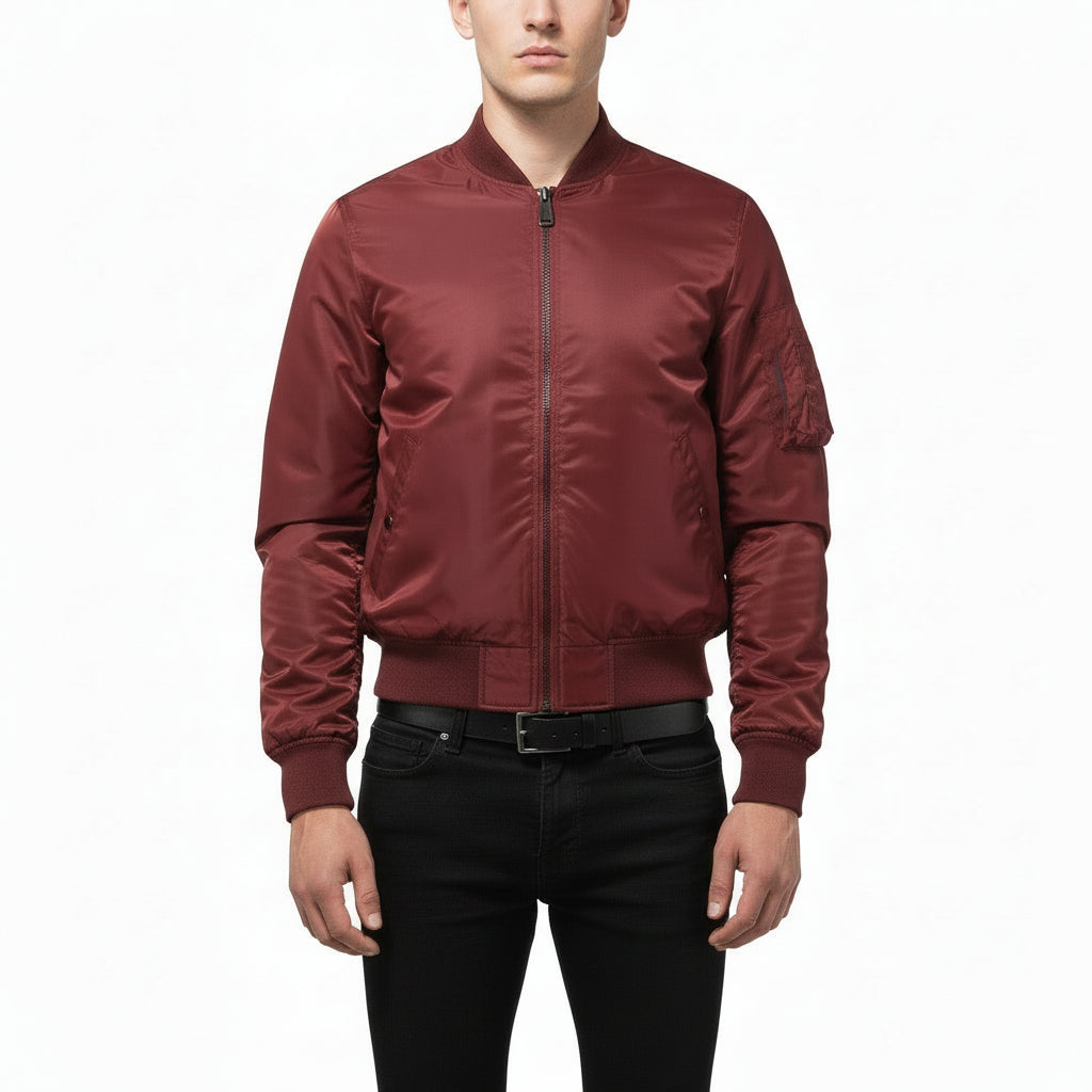 Ivan Men's MA-1 Bomber Jacket for Stylish Comfort Wear Rebooters Mens Jackets