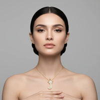 Letter Necklace A–Z, Gold Initial Necklace | Rebooters